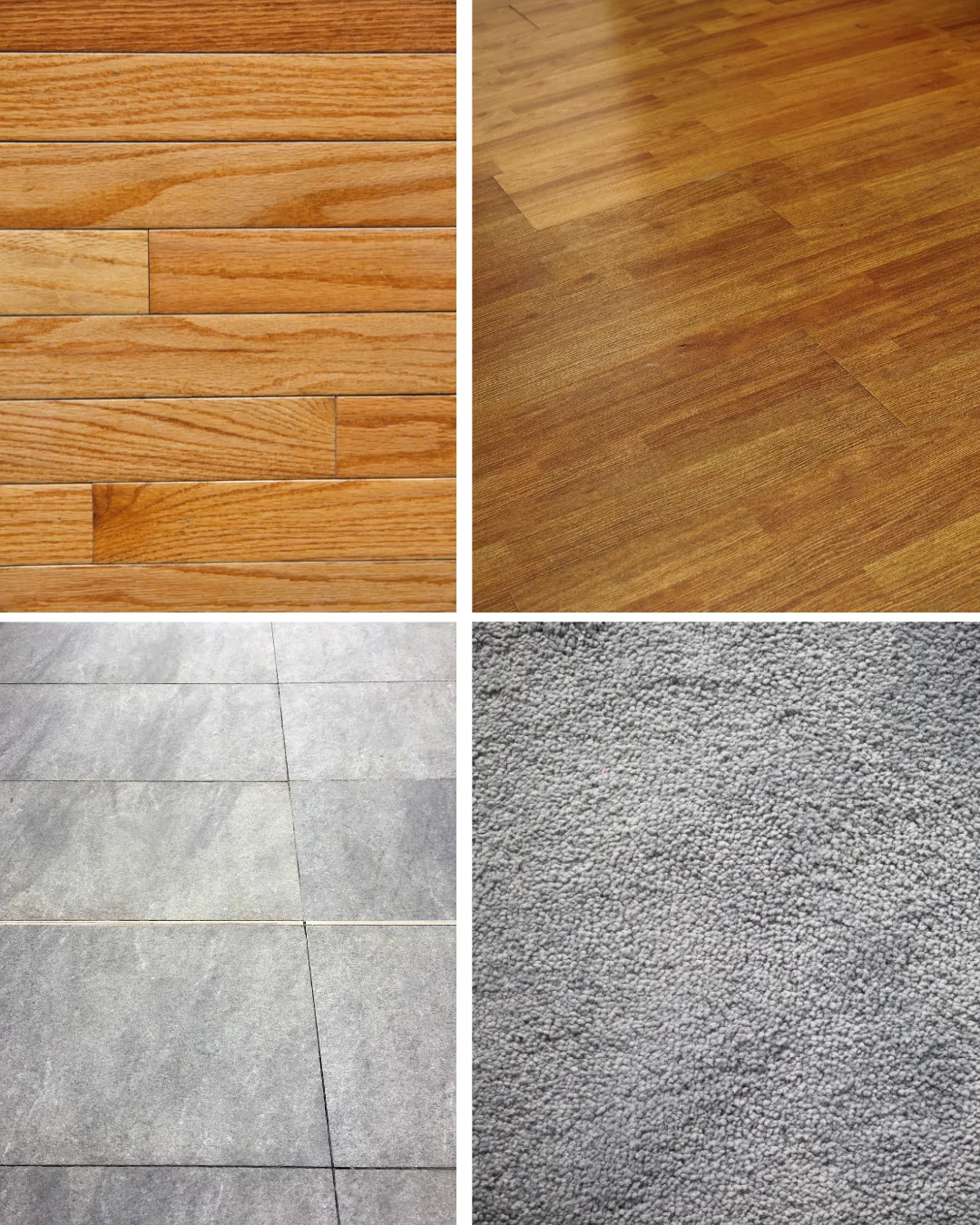 APW Flooring & Remodeling showroom in Angier, NC with full-size flooring displays